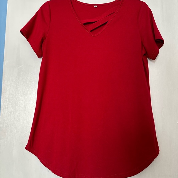 Women’s Red Blouse / Top, Size Small - Picture 3 of 8